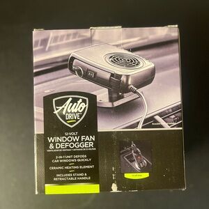 Auto Drive 12-Volt Window Fan & DeFogger 2 in 1 Unit New